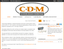 Tablet Screenshot of customdesignmkt.com